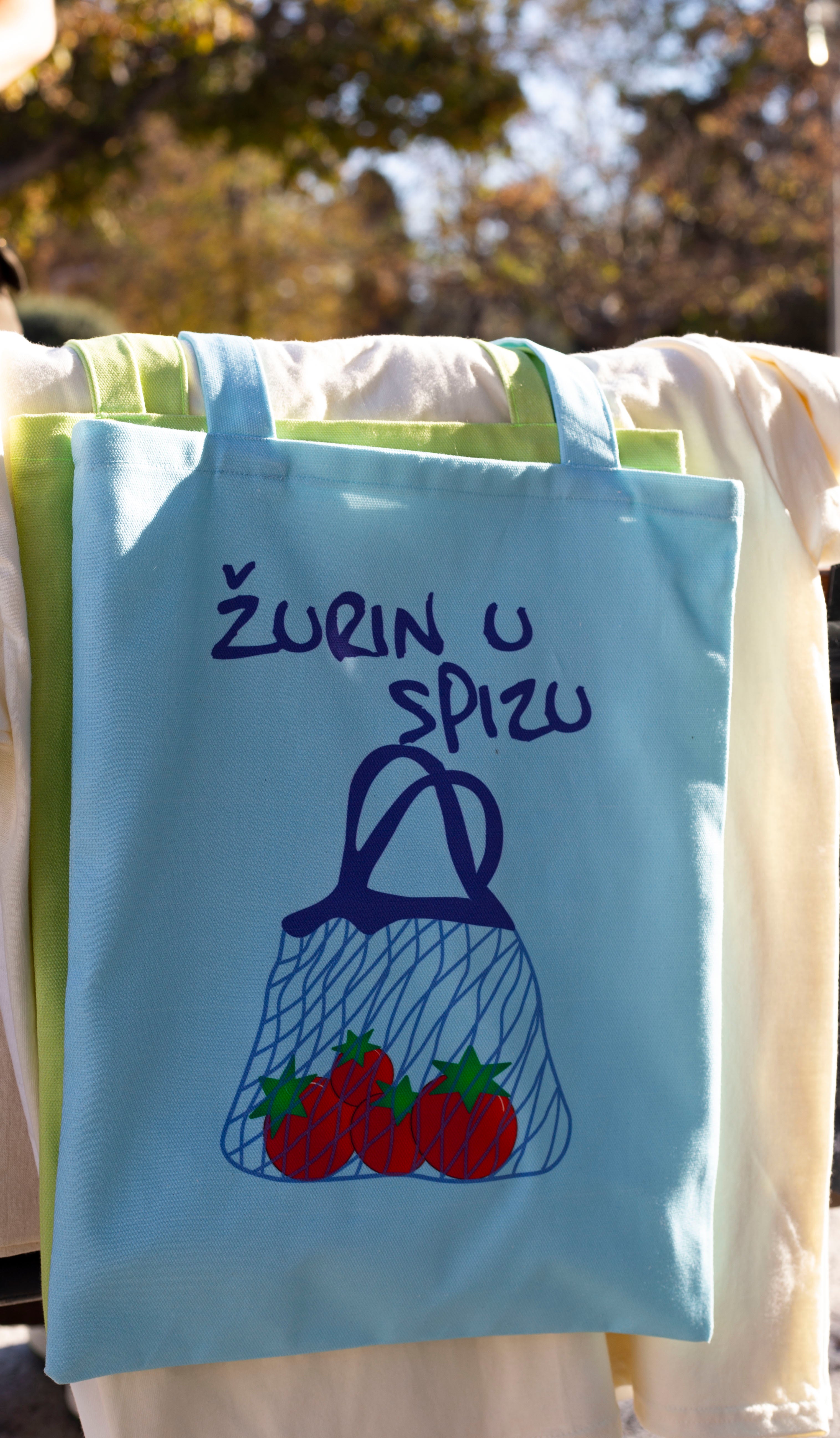 HANDMADE ''ŽURIN U SPIZU'' TORBA